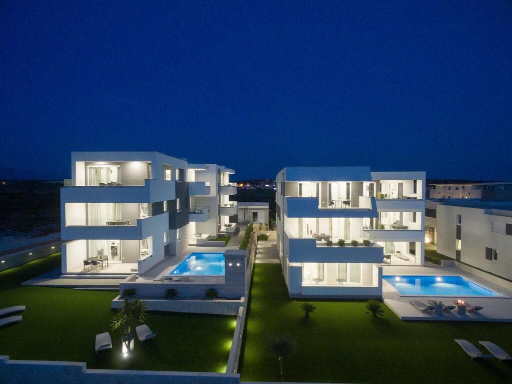 Apartamento Pool Maris A 4 con balcón en Novalja