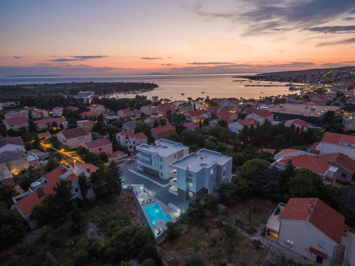 Villa Mel-Mari con piscina en Novalja